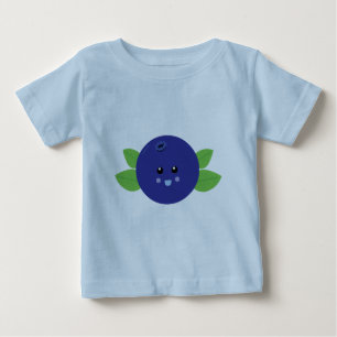 T-shirt Pour Bébé Bleu mou