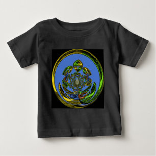 T-shirt Pour Bébé Bleu traditionnel