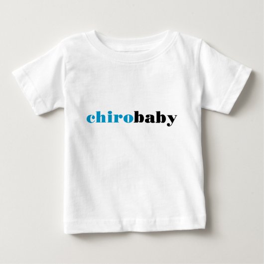 T-shirt Pour Bébé Bleus layette de Chiro (Devant)