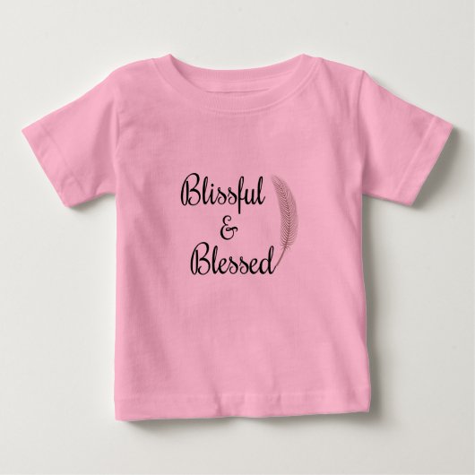T-shirt Pour Bébé Blissful & bénie plume d'ange bébé bodysuit (Devant)