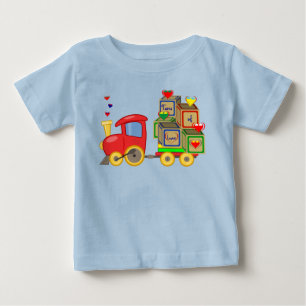 T-shirt Pour Bébé Blocs ABC - Camion Jouet