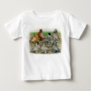 T-shirt Pour Bébé Blondinettes Laced Pigeons de Frill Classique