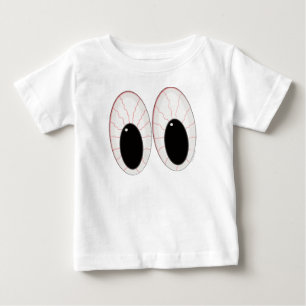 T-shirt Pour Bébé Bloodshot Eyeballs Halloween Eyes