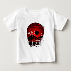 T-shirt Pour Bébé Blossom rouge