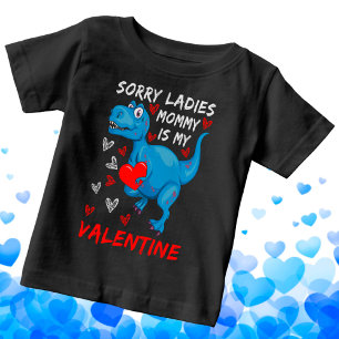T-shirt Pour Bébé Blue Dinosaur Désolé Mesdames maman est ma Saint V