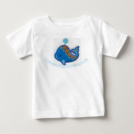 T-shirt Pour Bébé "Blue Fishy" (Devant)