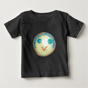 T-shirt Pour Bébé Blue Hair Emoji Art Imprimer/Graphique