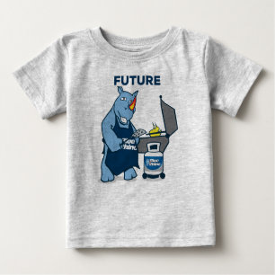 T-shirt Pour Bébé Blue Rhino "Future Griller"