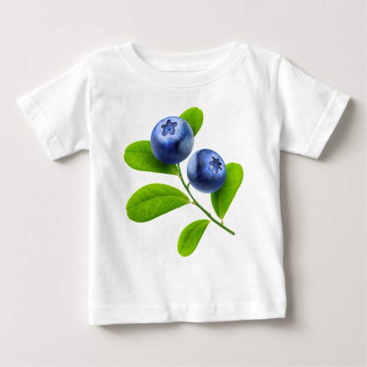T-shirt Pour Bébé Blueberges (Devant)