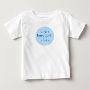 T-shirt Pour Bébé Blueberry 1er anniversaire Berry First