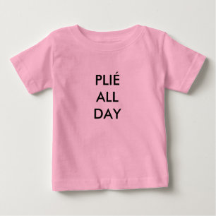 T-shirt Pour Bébé Body bébé rose Plié toute la journée