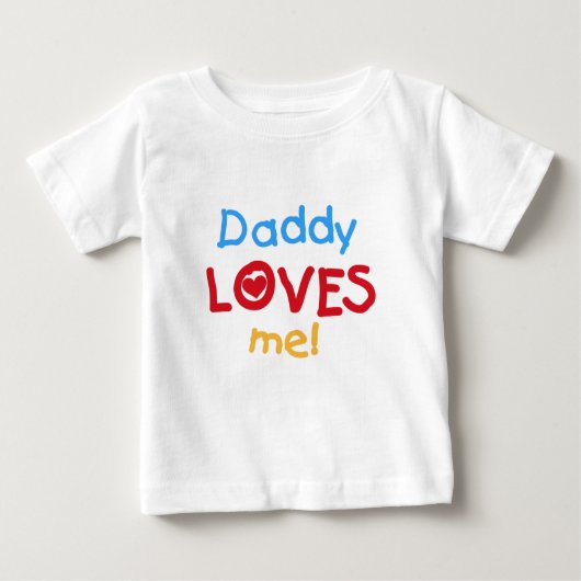 T-shirt Pour Bébé Body 'Papa m'aime, bébé Tutu' (Devant)