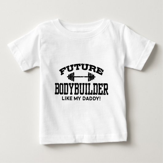 T-shirt Pour Bébé Bodybuilder (Devant)