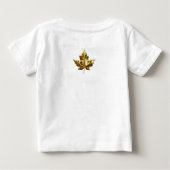 T-shirt Pour Bébé Bodys bébé drapeau du Canada Tootoo Bébé Canada Vê (Dos)