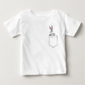 T-shirt Pour Bébé BOGS BUNNY™ Hanging Out In Pocket (Devant)