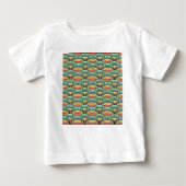 T-shirt Pour Bébé Boho Rainbows (Devant)