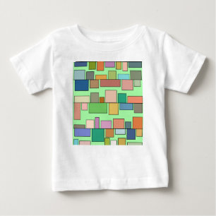 T-shirt Pour Bébé Boho Rectangles