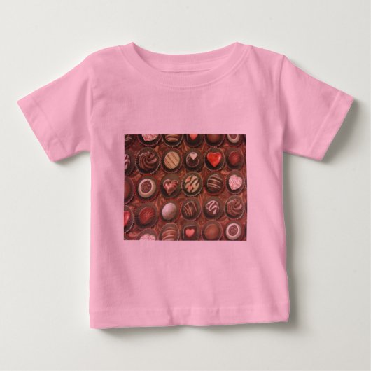 T-shirt Pour Bébé Boîte à chocolat (Devant)