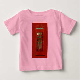 T-shirt Pour Bébé Boîte téléphonique rouge vintage