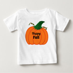 T-shirt Pour Bébé Bon Citrouille orange de automne