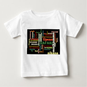 T-shirt Pour Bébé Bon Italian Irish Safari Hapanese Voyage