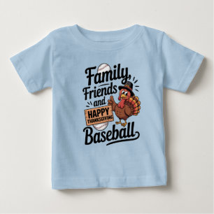 T-shirt Pour Bébé "Bon thanksgiving Feuilles d'automne