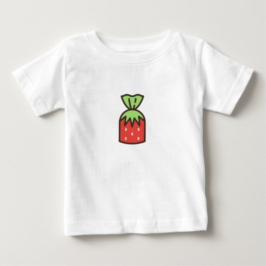 T-shirt Pour Bébé bonbon-4 (Devant)