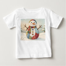 Bonhomme de neige joyeux
