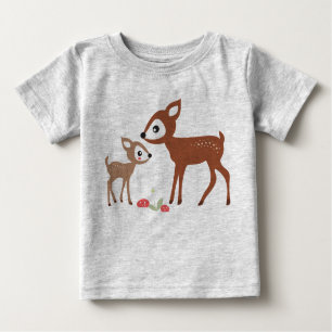 T-shirt Pour Bébé Bonjour Deer ! Creeper biologique pour nourrissons