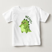 T-shirt Pour Bébé Bonjour dragon (Devant)
