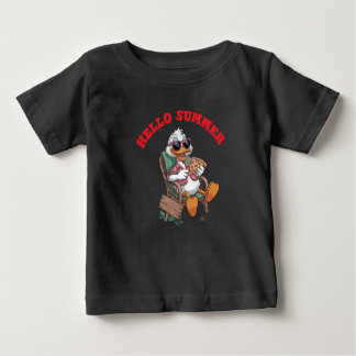 T-shirt Pour Bébé Bonjour été
