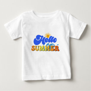 T-shirt Pour Bébé Bonjour été