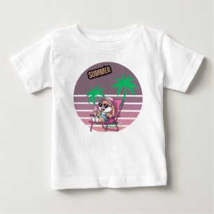 T-shirt Pour Bébé Bonjour été