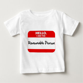 T-shirt Pour Bébé BONJOUR.  Je suis la PERSONNE RAISONNABLE