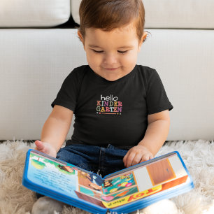 T-shirt Pour Bébé Bonjour maternelle