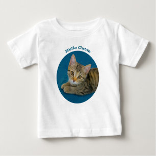 T-shirt Pour Bébé Bonjour mignonne - mignonne chaton