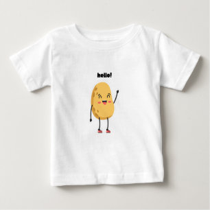 T-shirt Pour Bébé Bonjour Pomme de terre