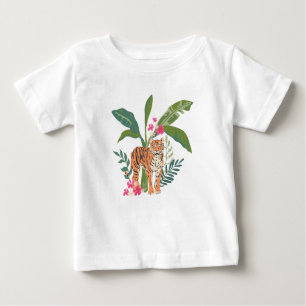T-shirt Pour Bébé Bonjour Tiger