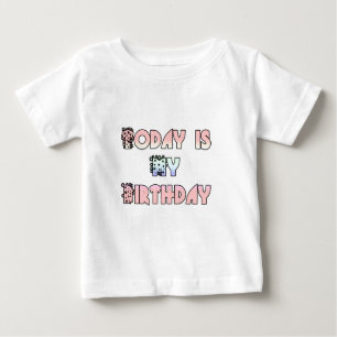 T-shirt Pour Bébé Bonne conception d'anniversaire
