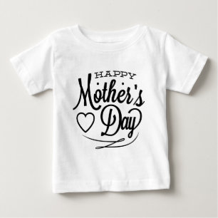 T-shirt Pour Bébé Bonne fête des mères