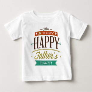 T-shirt Pour Bébé Bonne fête des pères