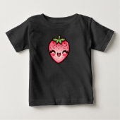 T-shirt Pour Bébé Bonne fraise rose (Devant)