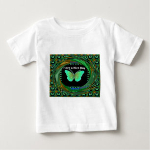 T-shirt Pour Bébé Bonne journée et meilleure nuit papillon.png