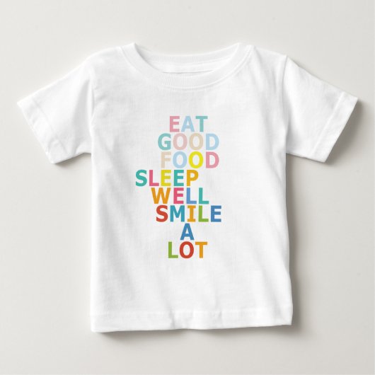 T-shirt Pour Bébé Bonne vie (Devant)