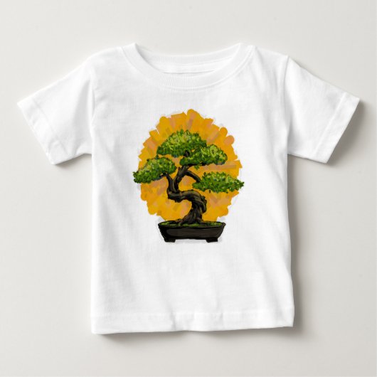 T-shirt Pour Bébé Bonsai Tree Lover (Devant)