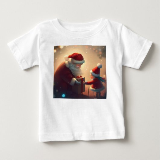 T-shirt Pour Bébé Bonté de Noël 2 (Devant)