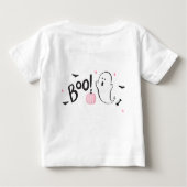 T-shirt Pour Bébé Boo Ghost Halloween fête d'anniversaire (Dos)