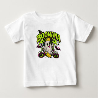 T-shirt Pour Bébé BOONANA Banane Hantée Drôle Halloween Fantôme
