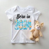 T-shirt Pour Bébé Born in 2024