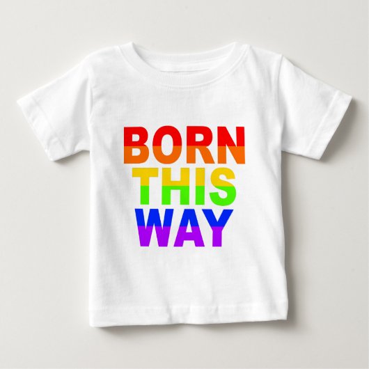 T-shirt Pour Bébé born-this-way_gay.png (Devant)